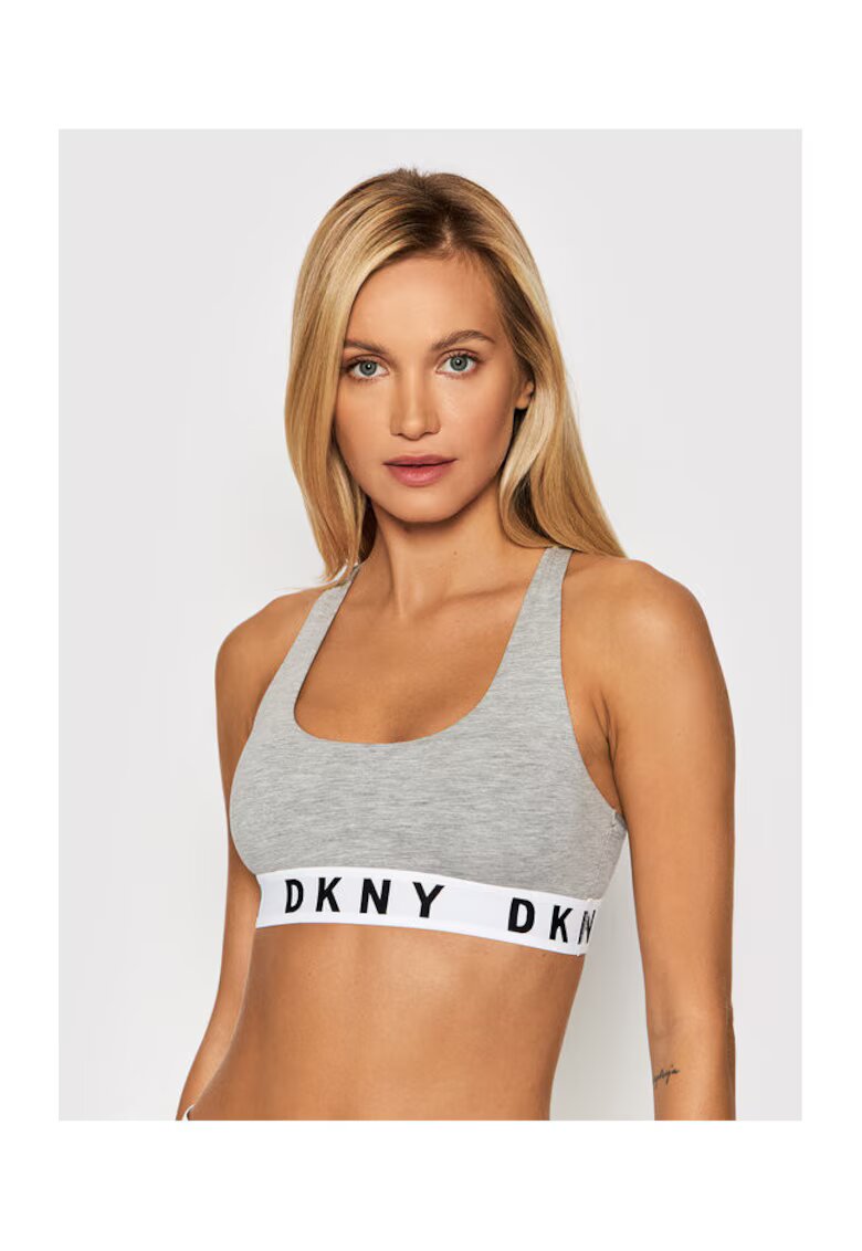 DKNY Sutien dama - 207600065 - Bumbac/Modal - Gri - Gri