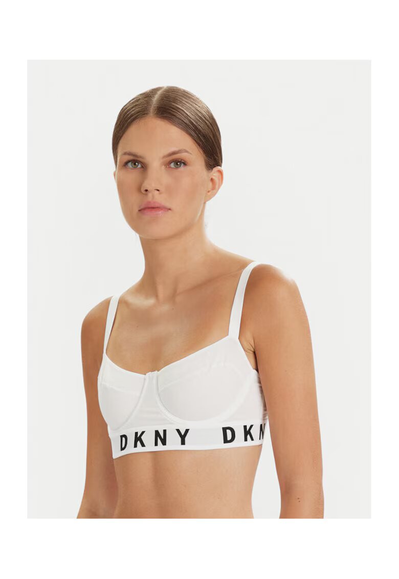 DKNY Sutien dama - 207600089 - Bumbac/Modal - Alb - Alb