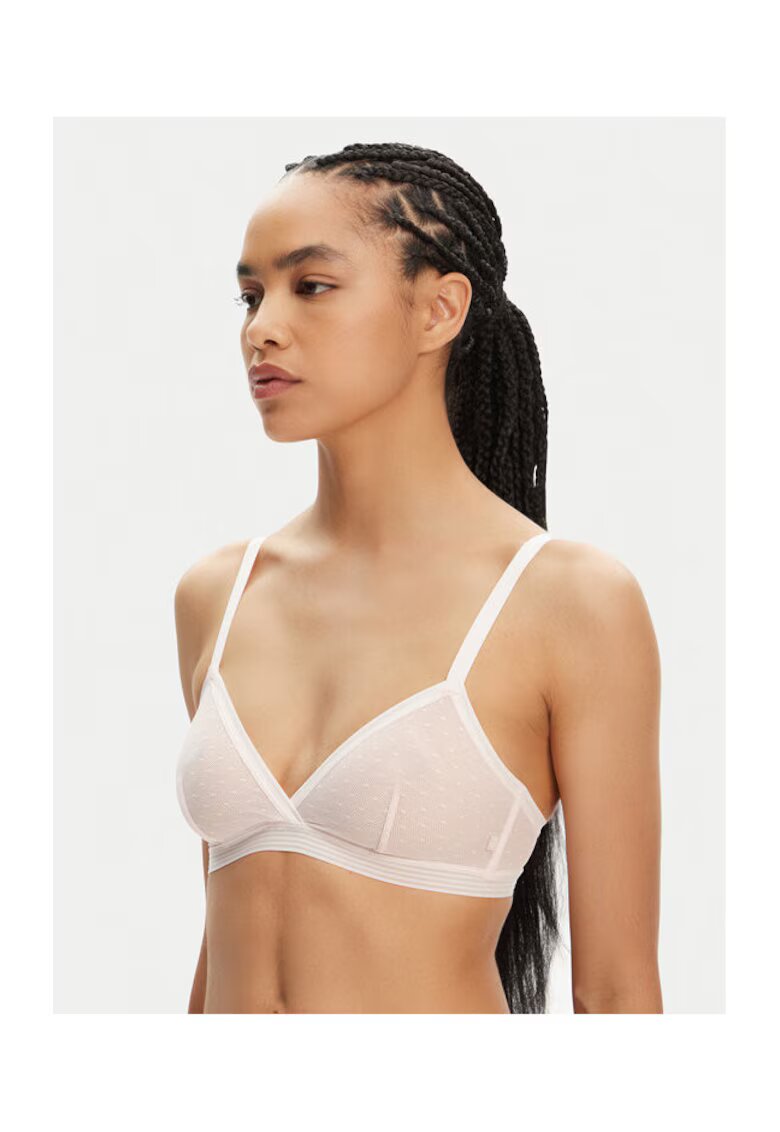 DKNY Sutien model DK7656 I679Y - roz - 82% nailon - 18% elastan