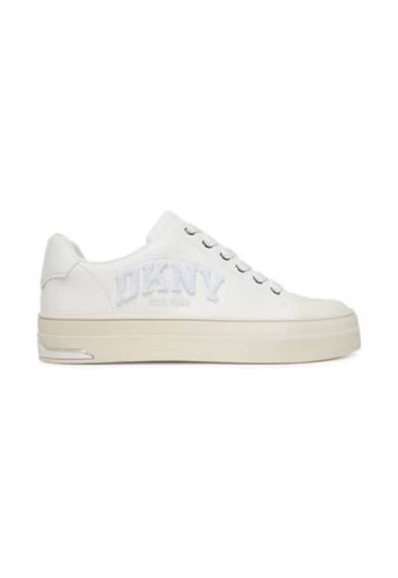 DKNY Tenisi de dama - 305247940 - piele ecologica - alb