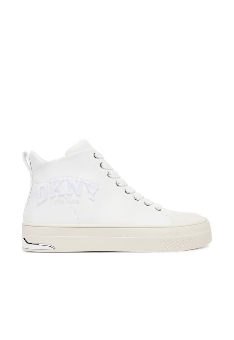 DKNY Tenisi de dama - 305247971 - piele ecologica - alb