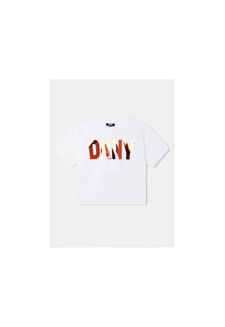 DKNY Tricou fete - 303060237 - Bumbac - 128 CM - Alb