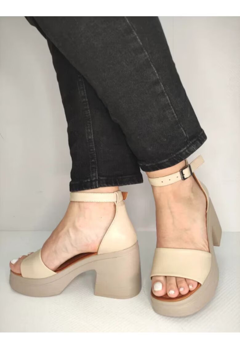 DOGATI Sandale Casual Dama 018 10905 Bej - Bej - Bej