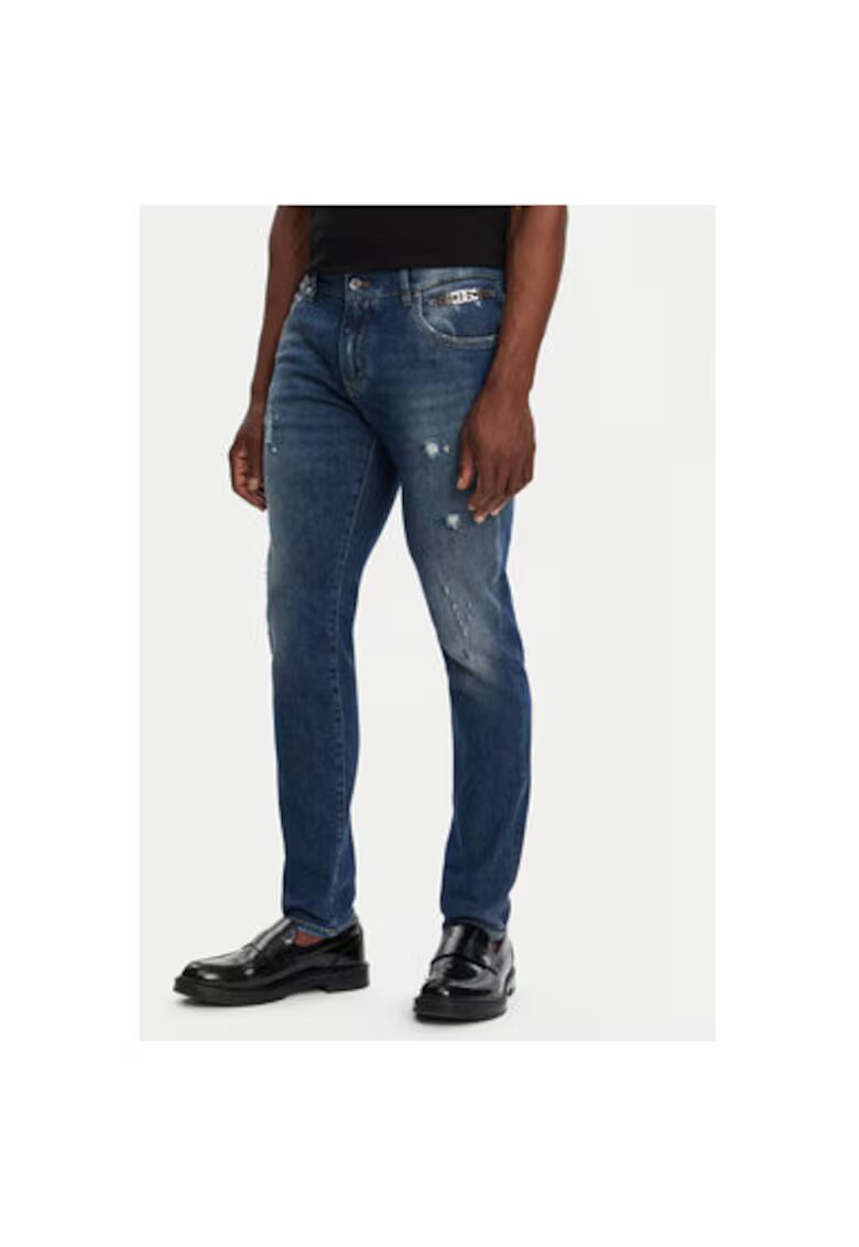 Dolce  Gabbana Blugi Barbati - 305315021 - Bumbac - Elastan - Albastru - Albastru