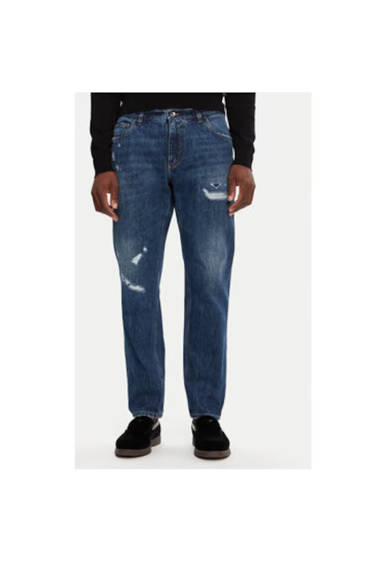 Dolce  Gabbana Blugi Barbati - 305315113 - Bumbac - Albastru - Albastru