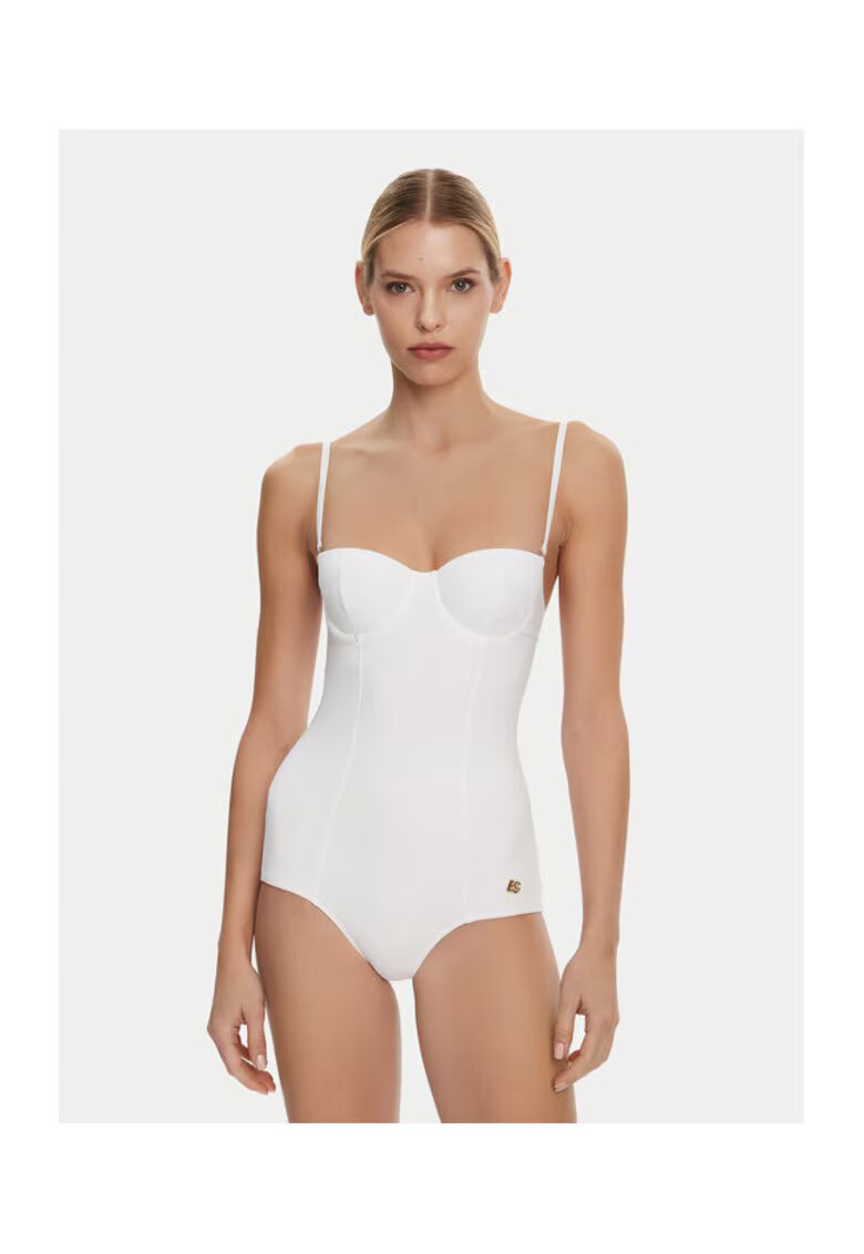 Dolce  Gabbana Costum de baie Dama - 305315267 - Poliamida - Elastan - Alb - Alb