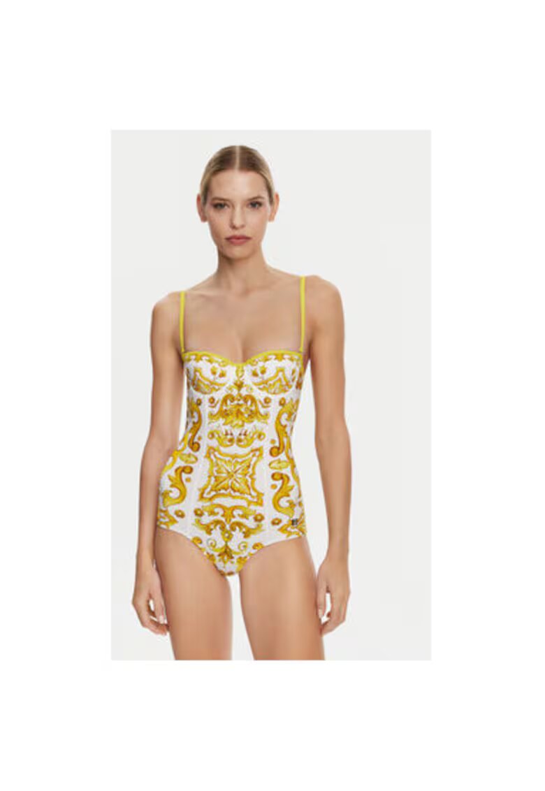 Dolce  Gabbana Costum de baie Dama - 305315281 - Galben