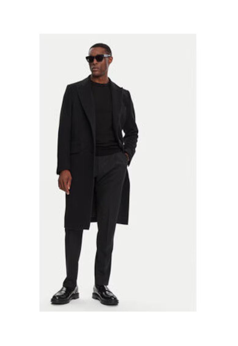 Dolce  Gabbana Palton barbati - negru - lana -