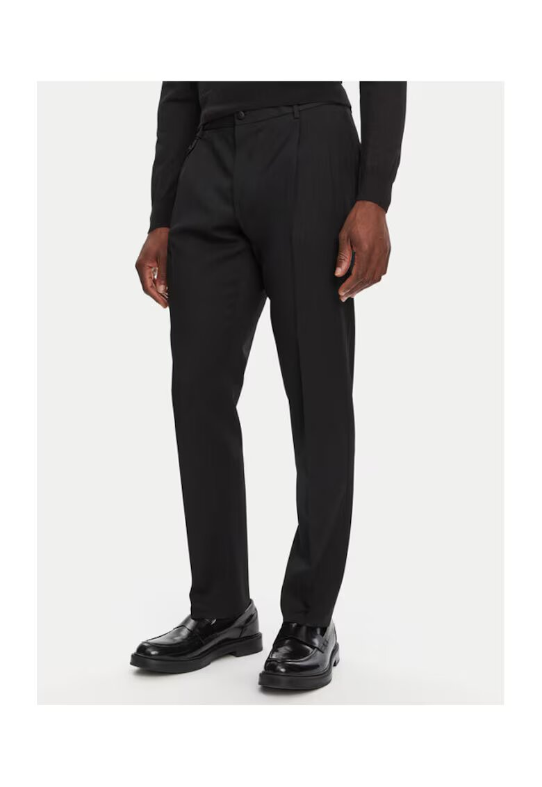 Dolce  Gabbana Pantaloni Barbati - 305315168 - Lana - Elastan - Negru - Negru