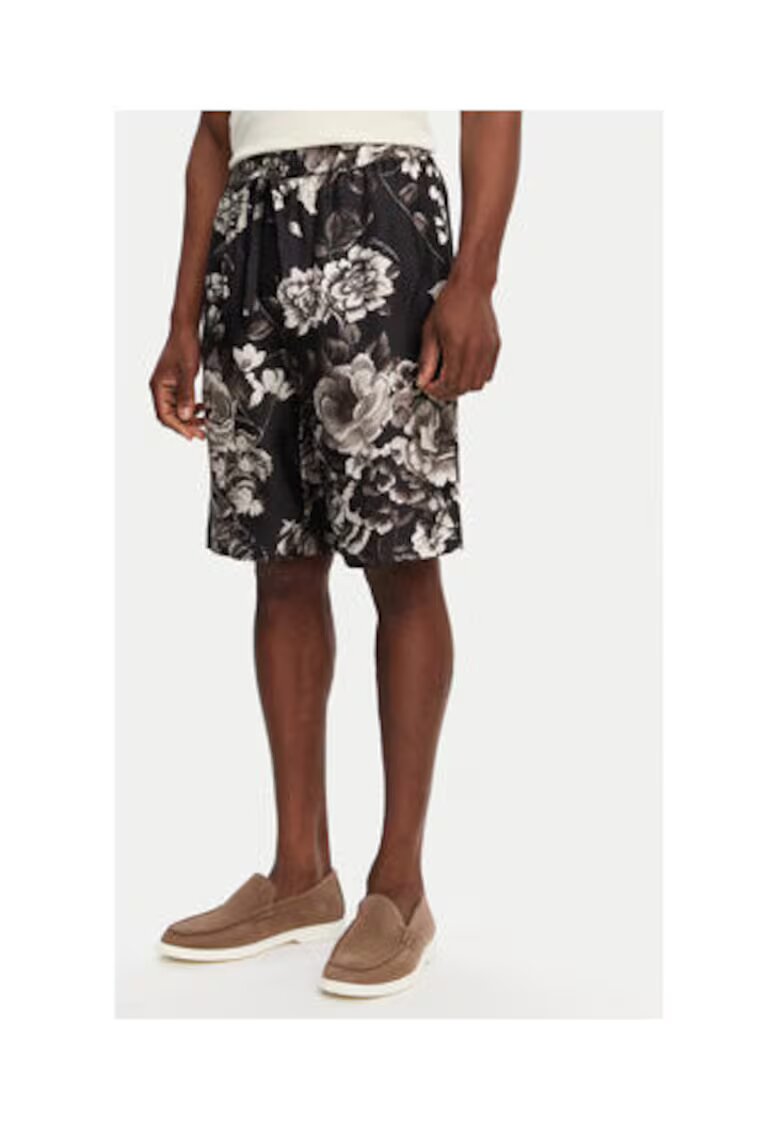 Dolce  Gabbana Pantaloni scurti Dolce Gabbana barbati - negru - matase -