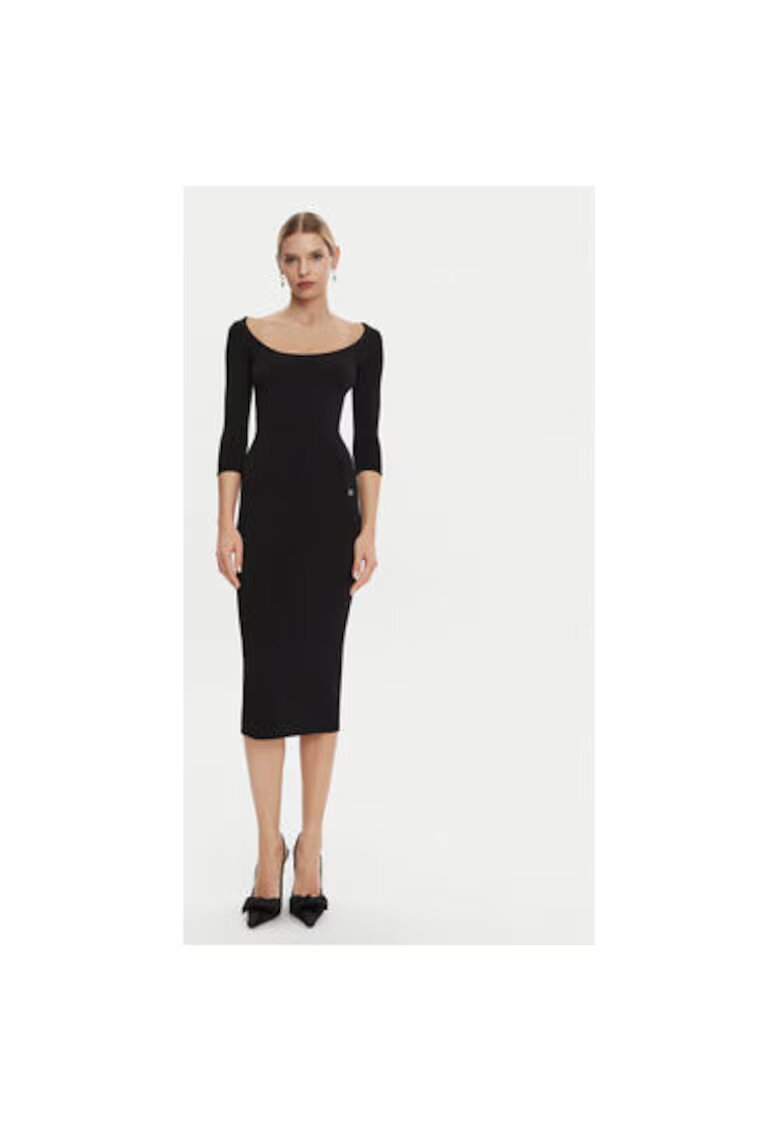 Dolce  Gabbana Rochie Dama - 305315557 - Viscoza/Poliester - Negru - Negru