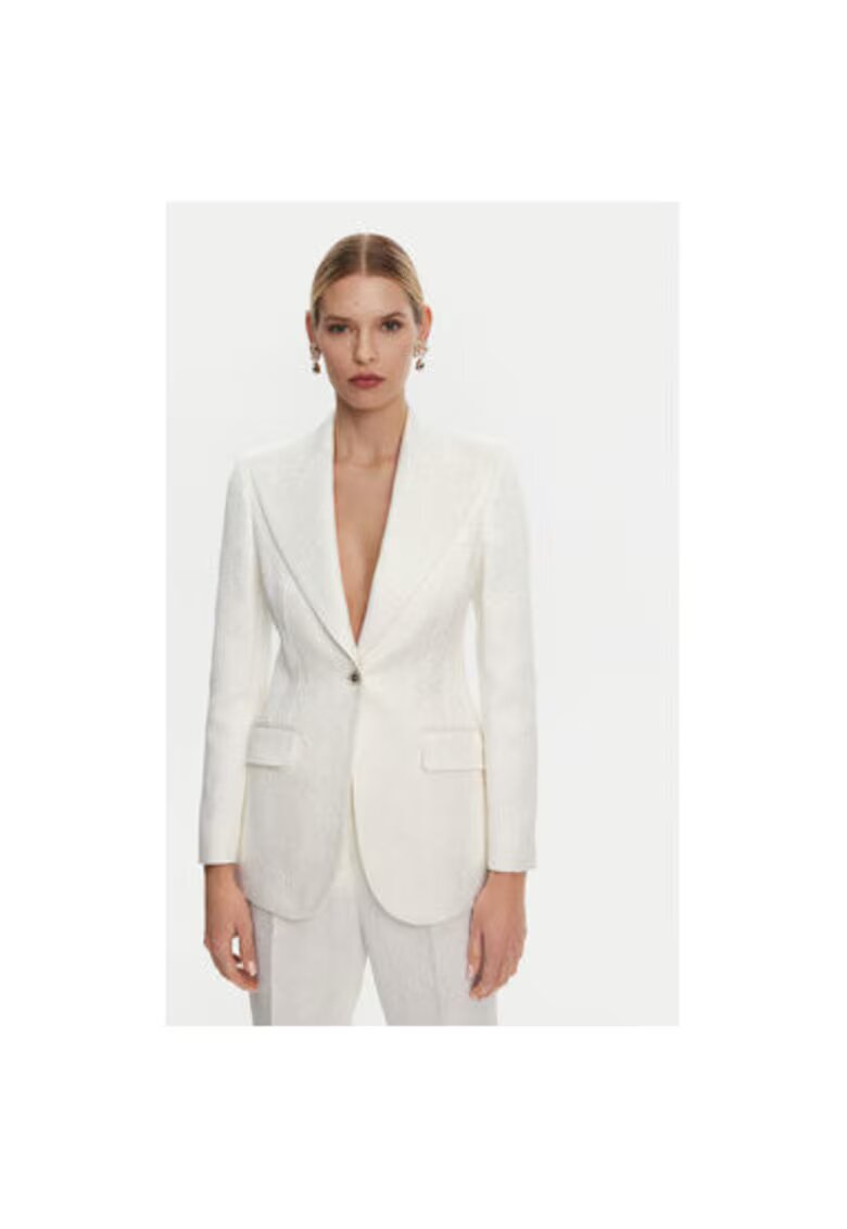 Dolce  Gabbana Sacou Dama - 305315359 - Bumbac - Viscoza - Alb - Alb