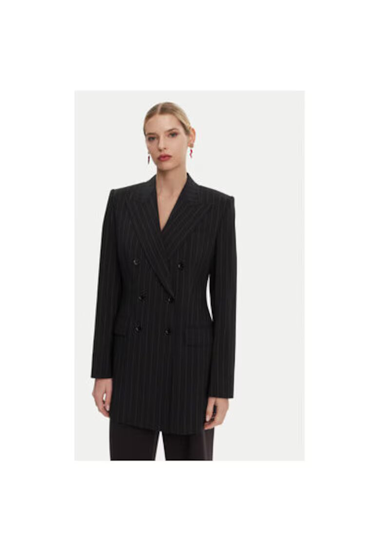 Dolce  Gabbana Sacou Dama - Dolce Gabbana - Lana/Elastan - Negru - Negru