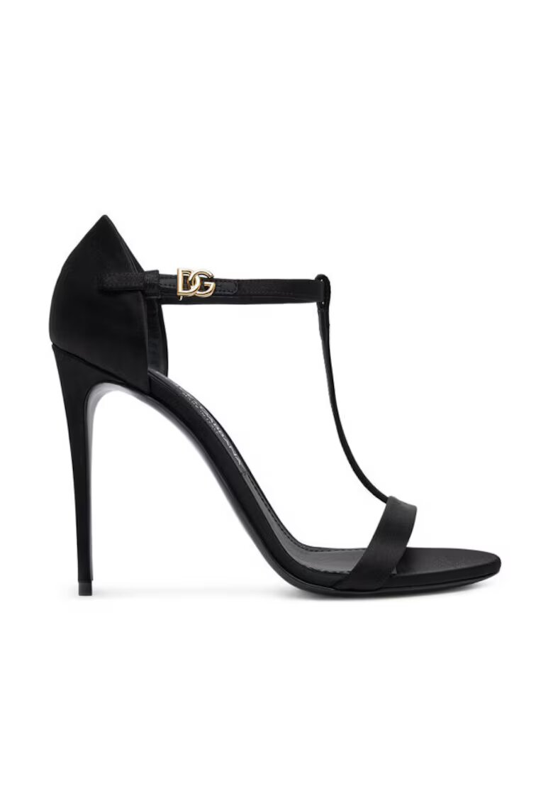 Dolce  Gabbana Sandale dama 305315823 - Textil - Negru - Negru