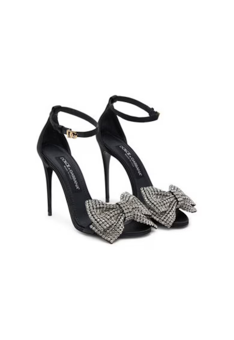 Dolce  Gabbana Sandale dama 305315830 - Textil - Negru - Negru