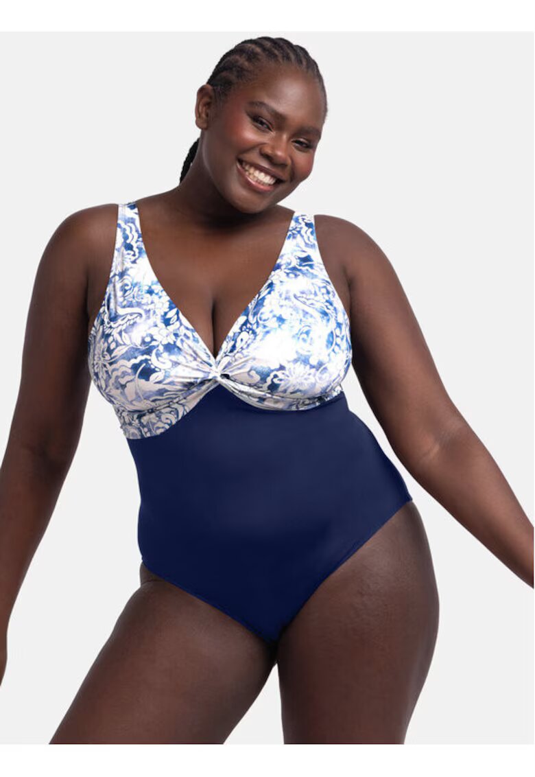 Dorina Costum de baie dama - 305229861 - Poliester/Elastan - Albastru - Albastru
