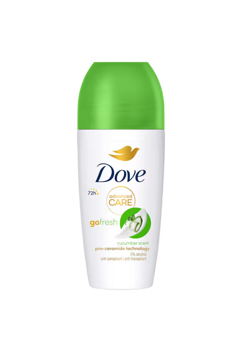 Dove Deodorant Roll-On Advanced Care Cucumber Green Tea - 50 ml