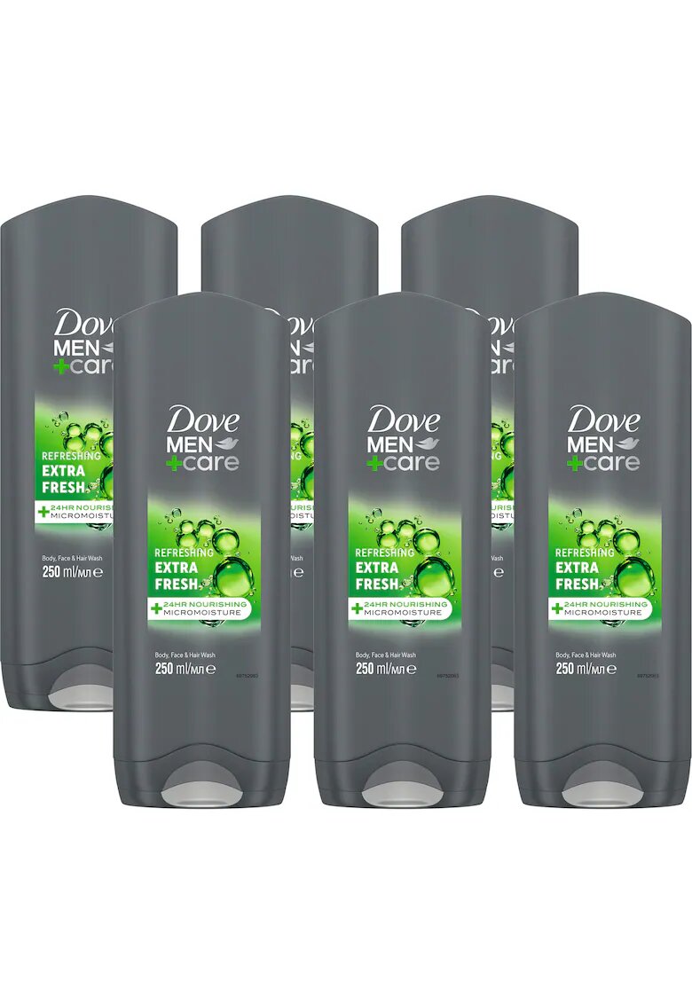 Dove Gel de dus Men + Care Extra Fresh - 6x250 ml