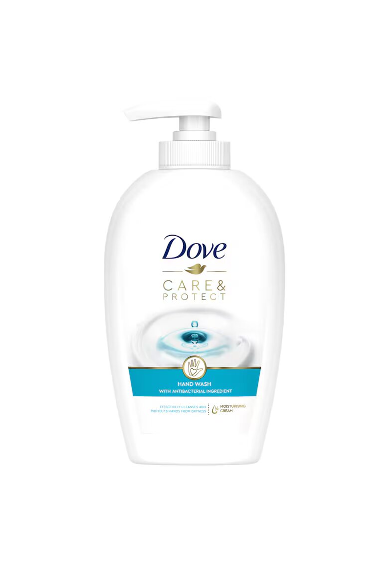 Dove Sapun lichid Original Care & Protect cu ingredient antibacterian - 250 ml