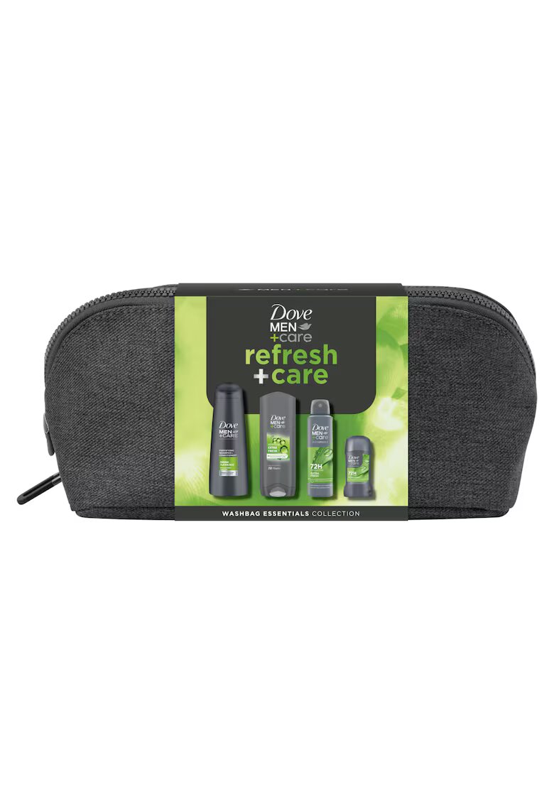 Dove Set Cadou Men Essentials: Spray Extra Fresh - 150 ml + Gel de dus Extra Fresh - 250 ml + Stick Extra Fresh 50ml + Sampon Clean Fresh - 250 ml