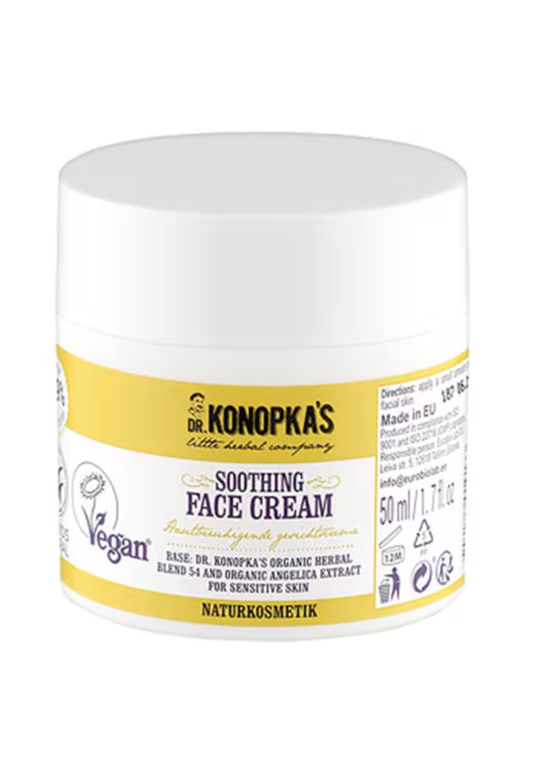 DR KONOPKAS LITTLE HERBAL COMPANY Crema de fata calmanta anti-iritatii pentru ten sensibil - 50 ml