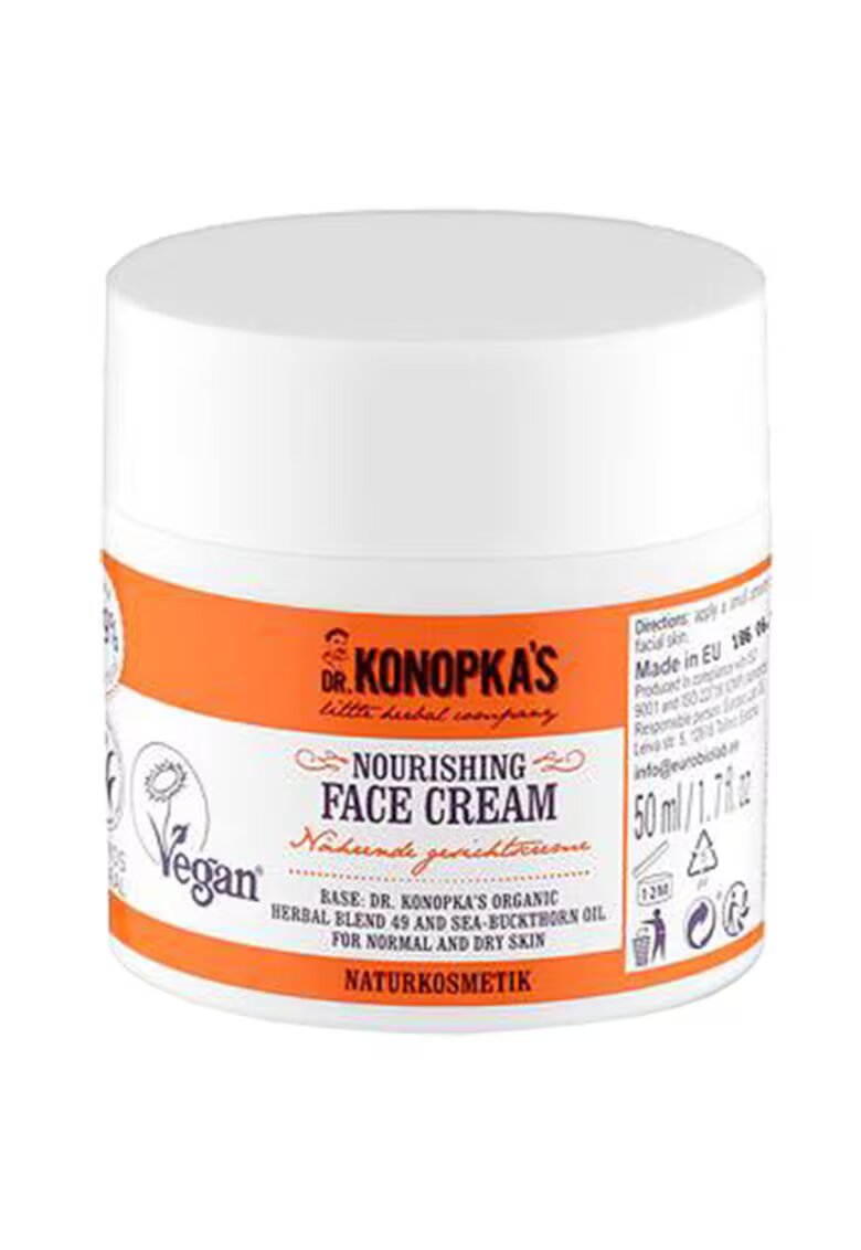 DR KONOPKAS LITTLE HERBAL COMPANY Crema de fata nutritiva pentru ten normal sau uscat - 50 ml