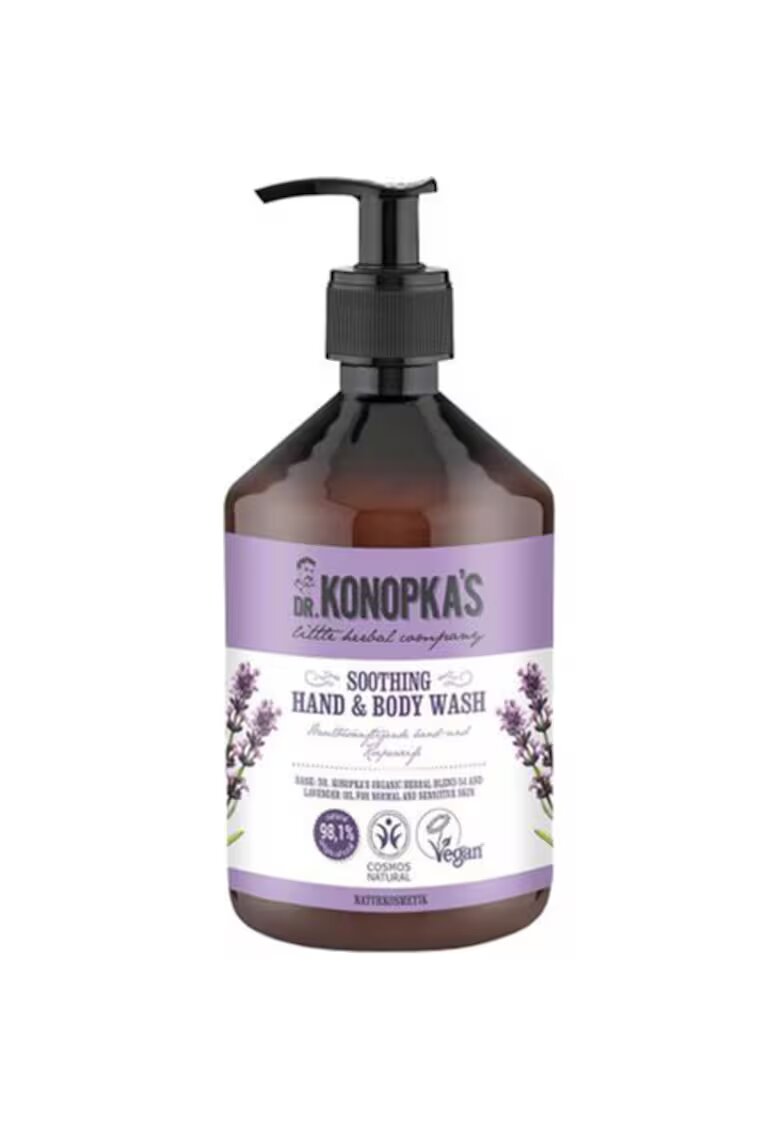 DR KONOPKAS LITTLE HERBAL COMPANY Sapun lichid hidratant pentru maini si corp - 500 ml