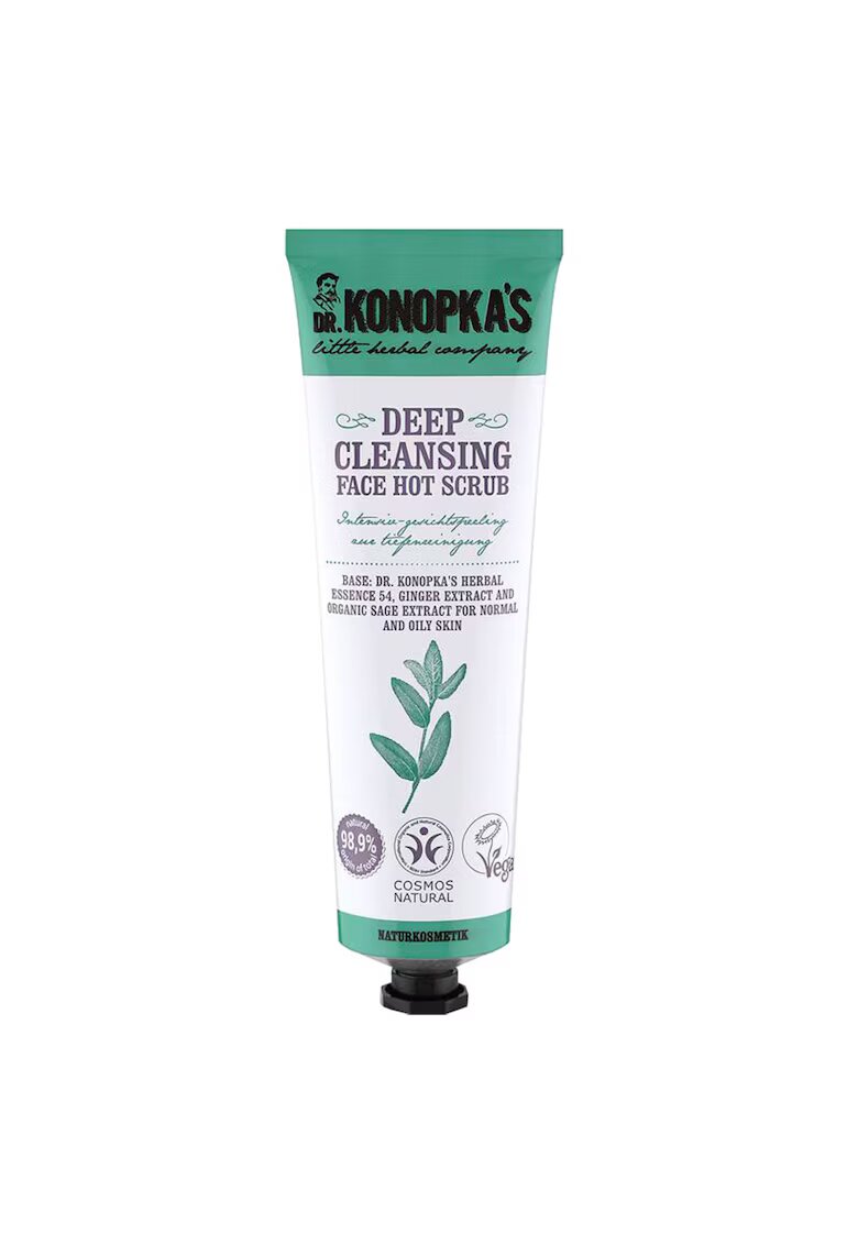 DR KONOPKAS LITTLE HERBAL COMPANY Scrub pentru fata cu efect de curatare in profunzime - 75 ml