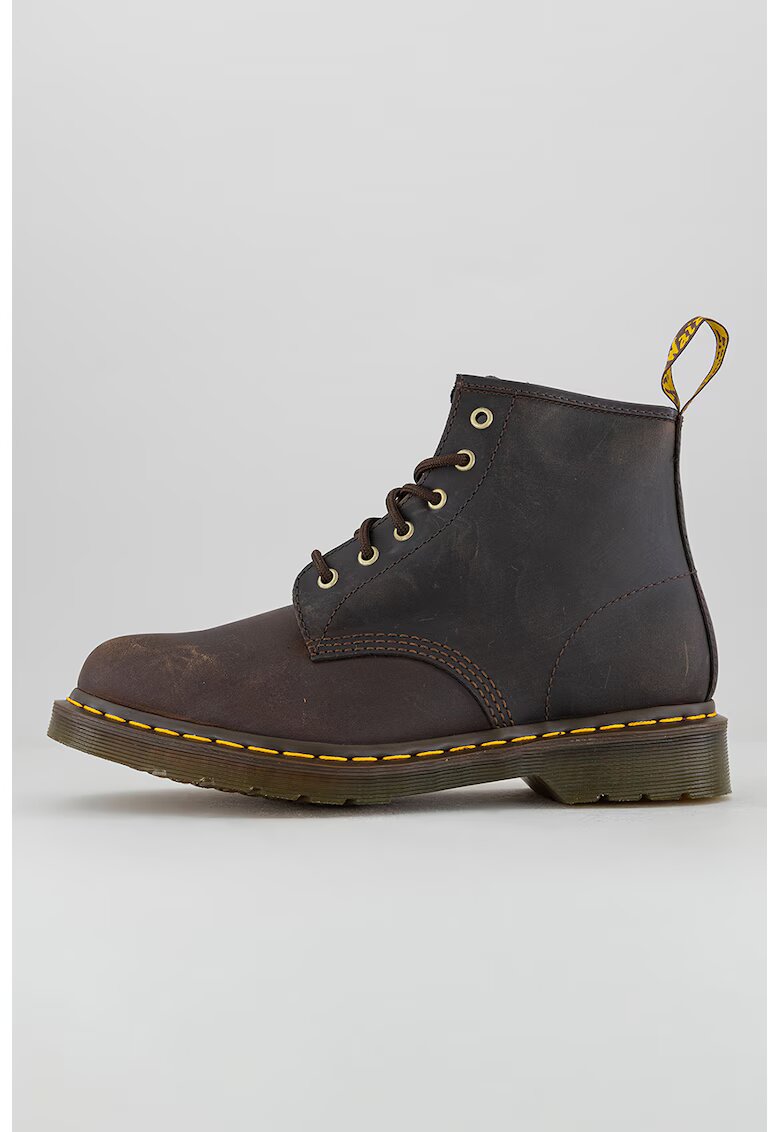 Dr Martens Bocanci de piele 101 - Maro inchis