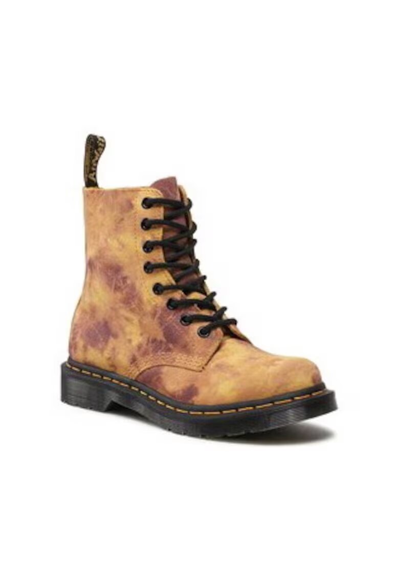 Dr Martens Ghete dama 1460 Pascal - piele - galben -