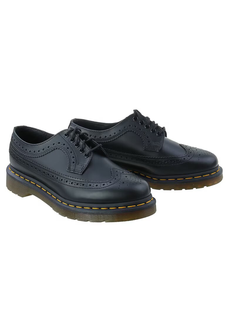 Dr Martens Ghete dama - colectia Black Smooth - piele naturala - negru -