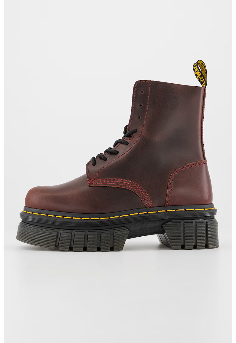 Dr Martens Ghete de piele cu aspect masiv