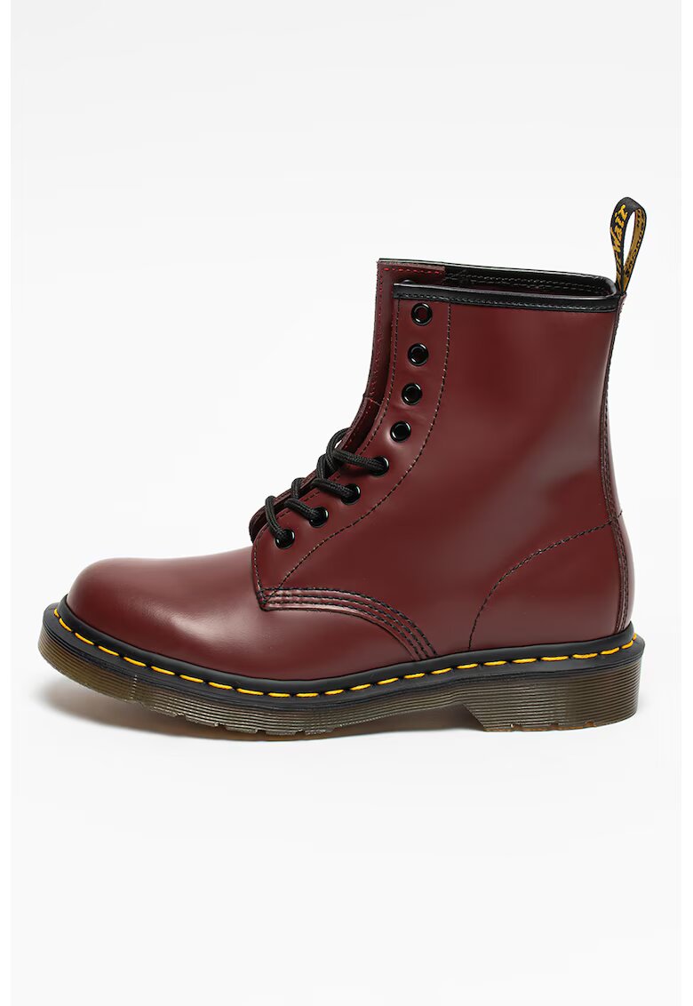 Dr Martens Ghete unisex de piele 1460 - Visiniu