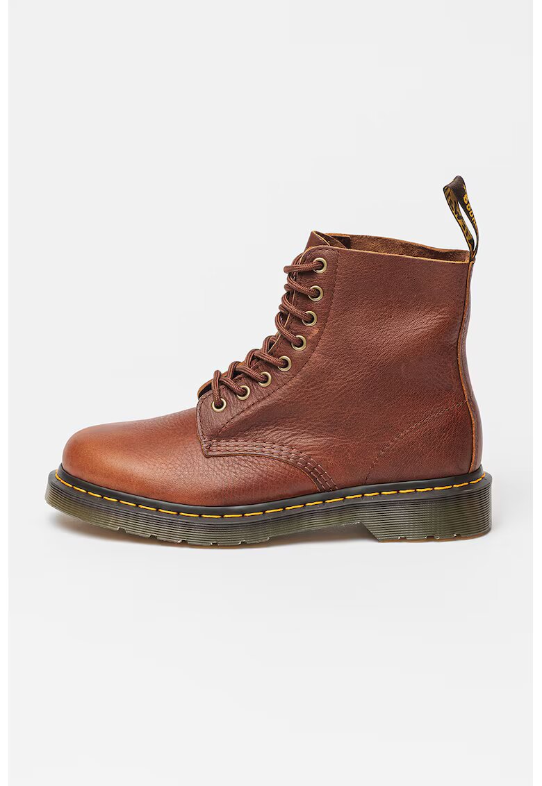 Dr Martens Ghete unisex de piele cu sireturi 1460 Pascal - Caramel