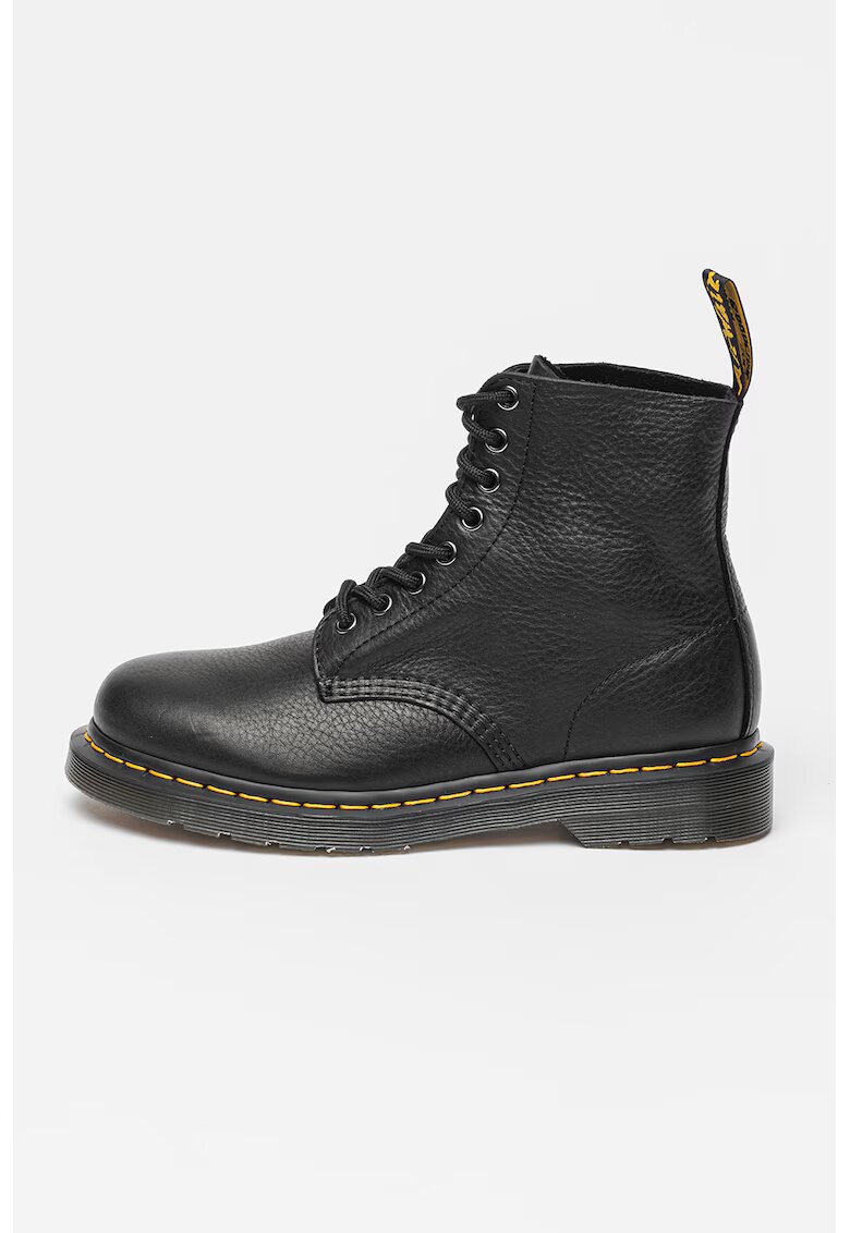 Dr Martens Ghete unisex de piele cu sireturi 1460 Pascal - Negru