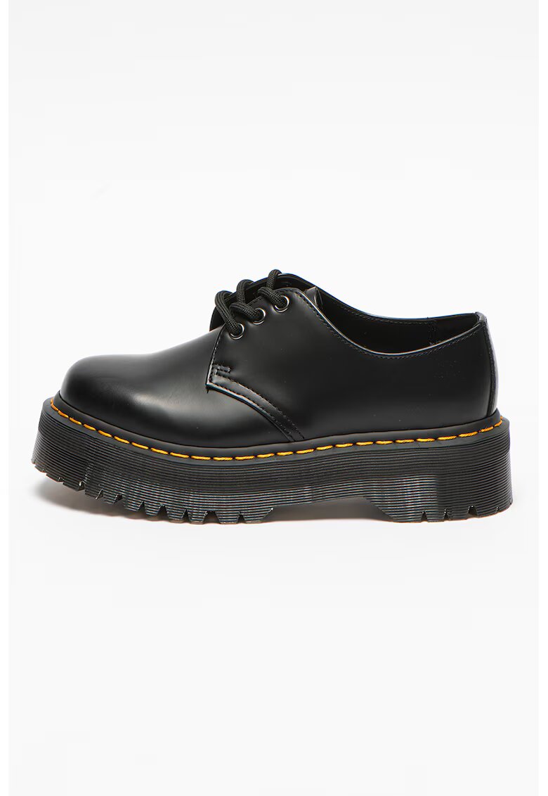 Dr Martens Pantofi casual din piele 1461 Quad - Negru