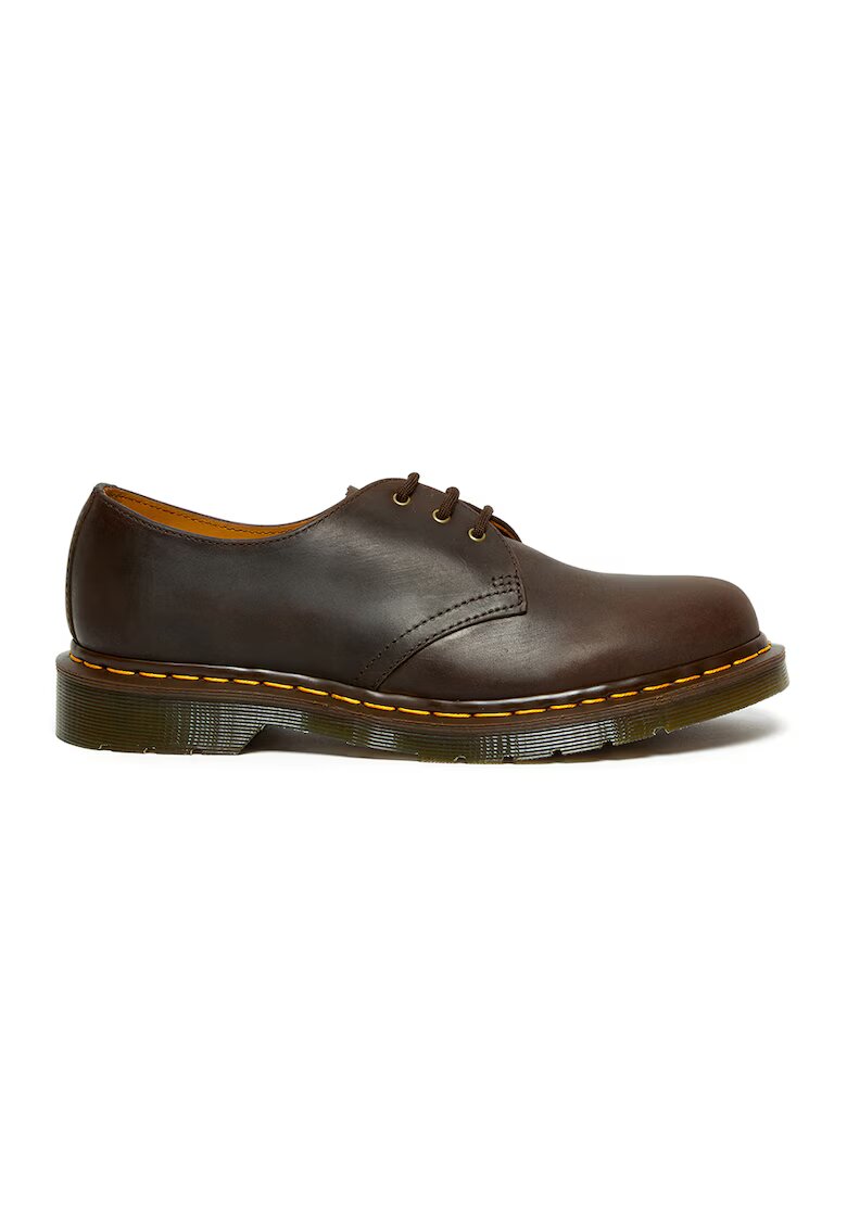 Dr Martens Pantofi derby de piele 1461 - Maro inchis