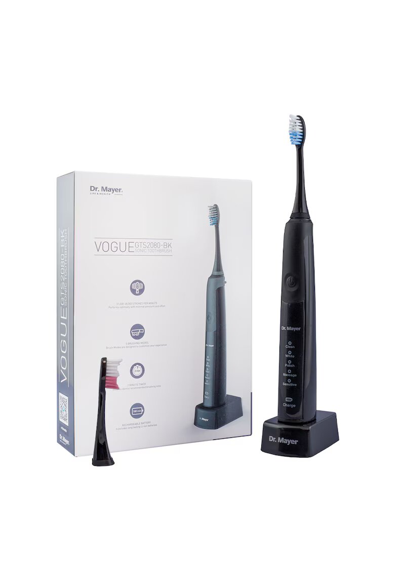 Dr. Mayer Periuta de dinti electrica sonica GTS2080 - Negru
