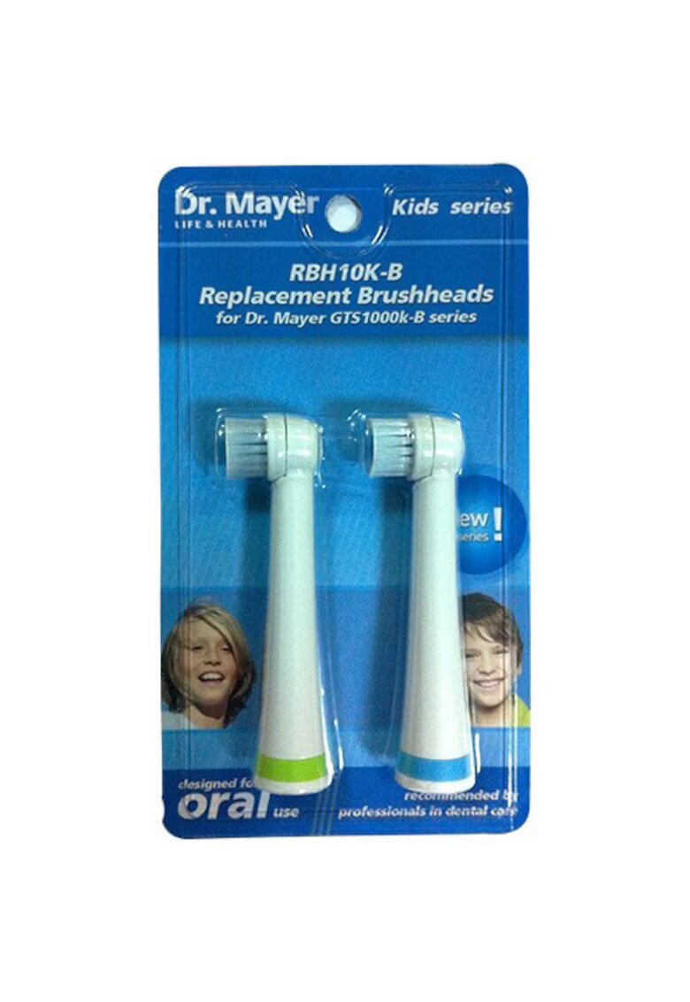 Dr. Mayer Set 2 capete - albastru - pentru periuta de dinti electrica