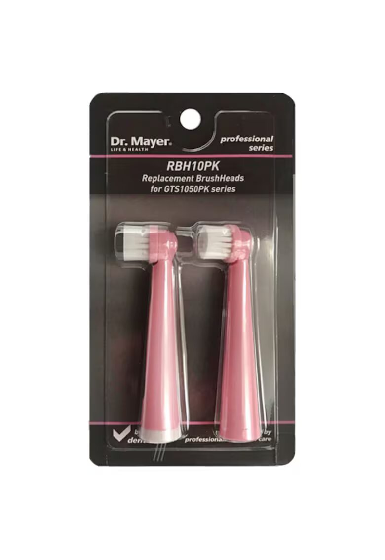 Dr. Mayer Set 2 capete pentru periuta de dinti electrica GTS1050 - roz