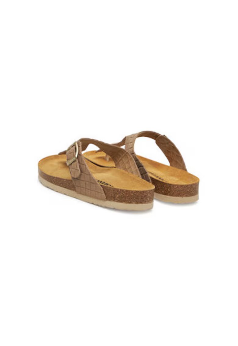 DrBrinkmann Papuci flip-flop dama Dr Brinkmann - 700687-21 - Piele naturala - Maro - Maro