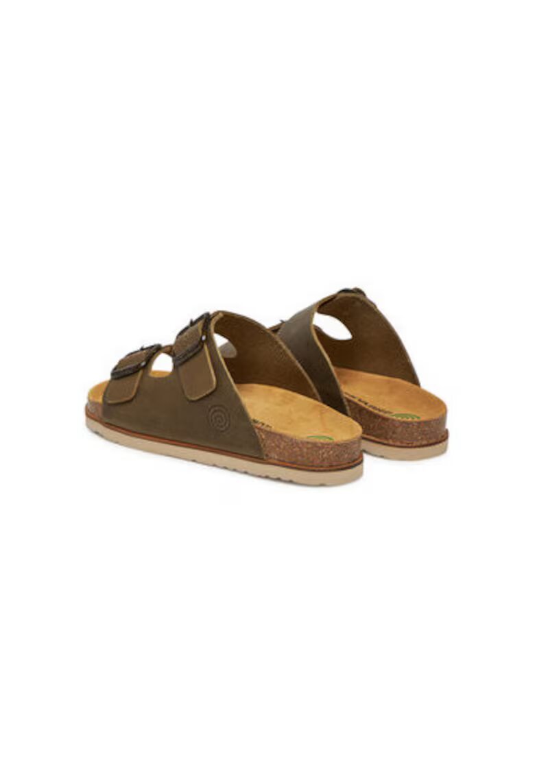 DrBrinkmann Slapi dama - 700678-07 - Piele naturala - Kaki