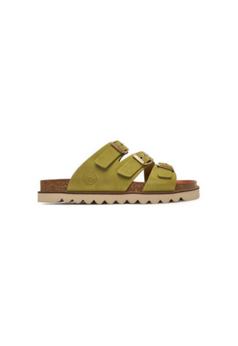 DrBrinkmann Slapi dama - 700684-71 - Piele naturala - Verde