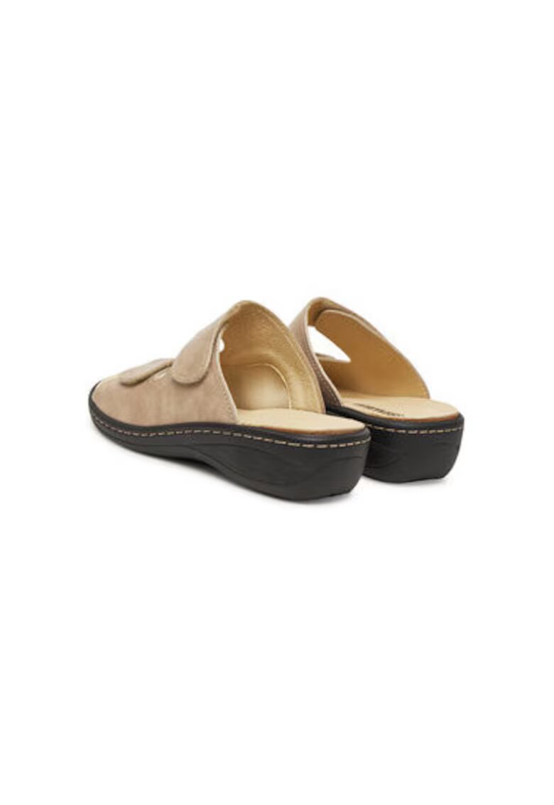 DrBrinkmann Slapi dama - 700727-08 - Piele naturala - Bej