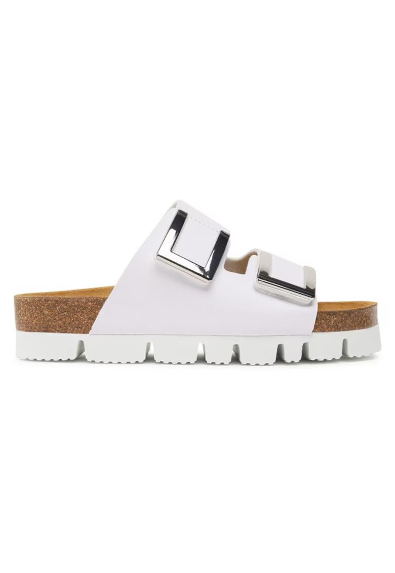 DrBrinkmann Slapi dama Brinkmann - 302052158 - Piele ecologica - Alb - Alb