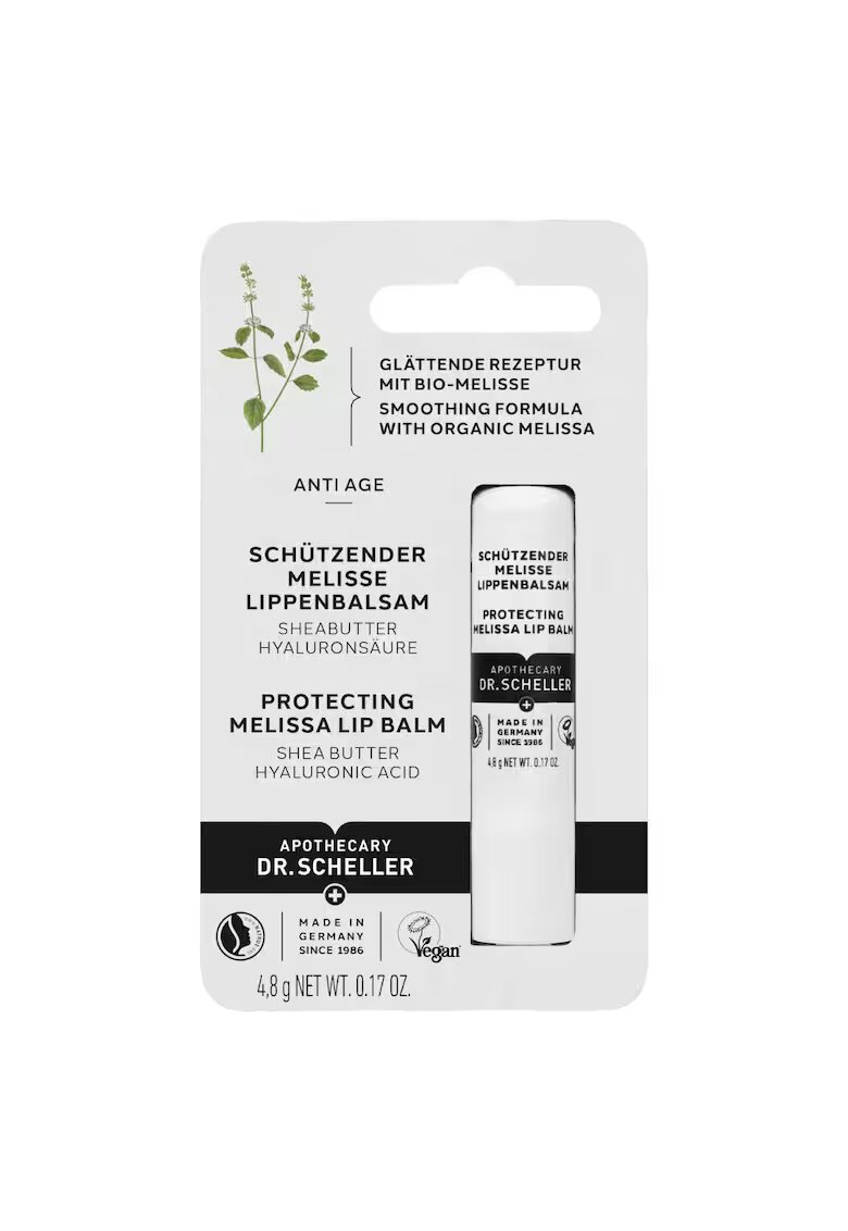 DrScheller Balsam de buze protector cu extract de melisa - Dr. Scheller - 4.8 gr