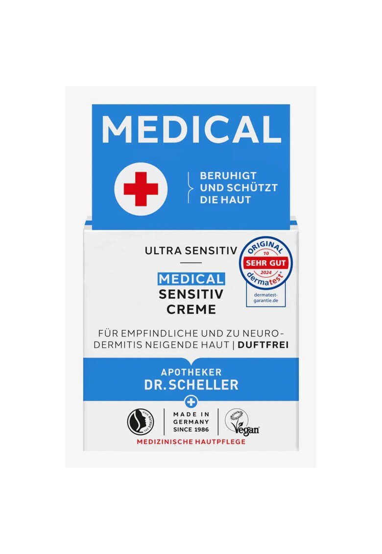 DrScheller Crema calmanta si protectoare pentru pielea sensibila - predispusa la dermatita - Dr. Scheller Medical - 50 ml