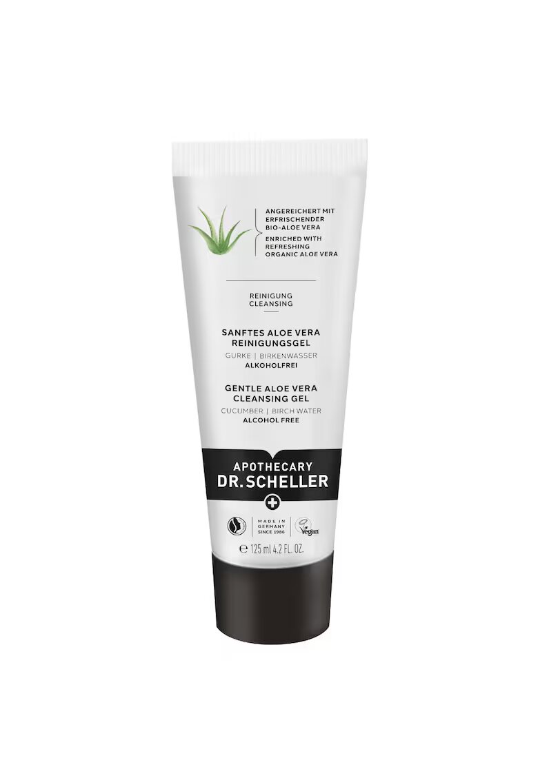 DrScheller Gel de curatare facial delicat cu aloe vera - Dr. Scheller - 125 ml