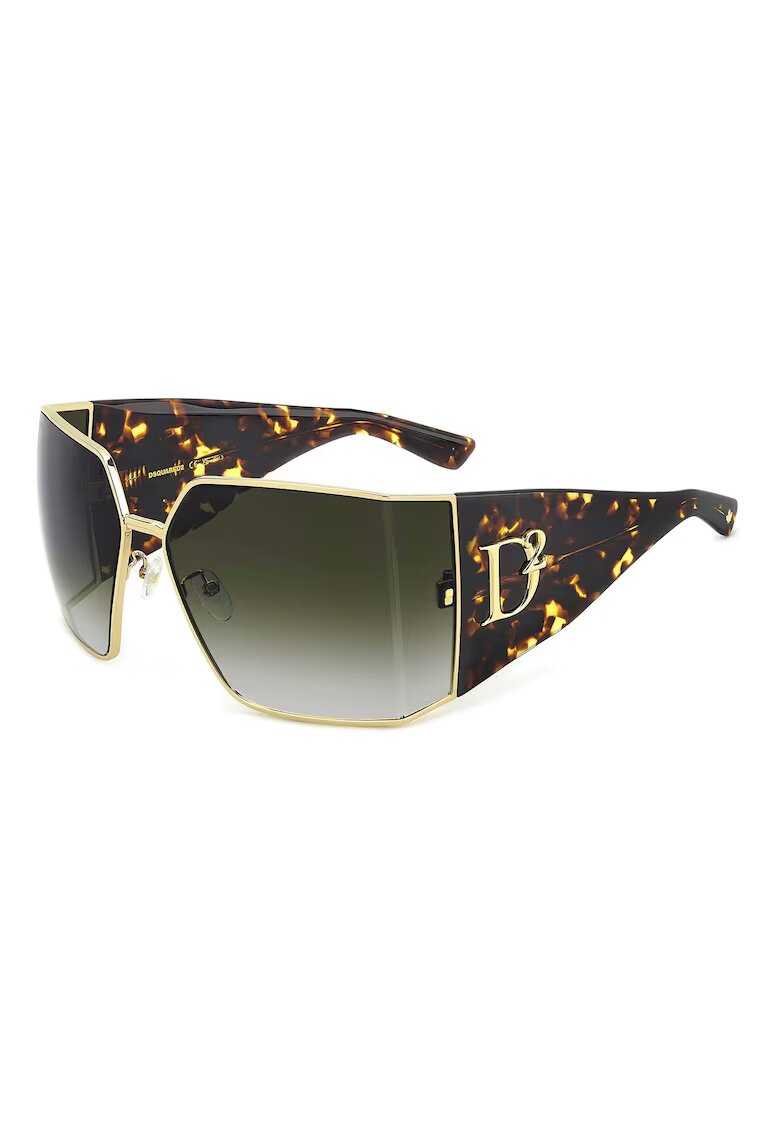 Dsquared2 Ochelari de soare dama model d2-0154s - metal auriu - dimensiuni 73x17x140