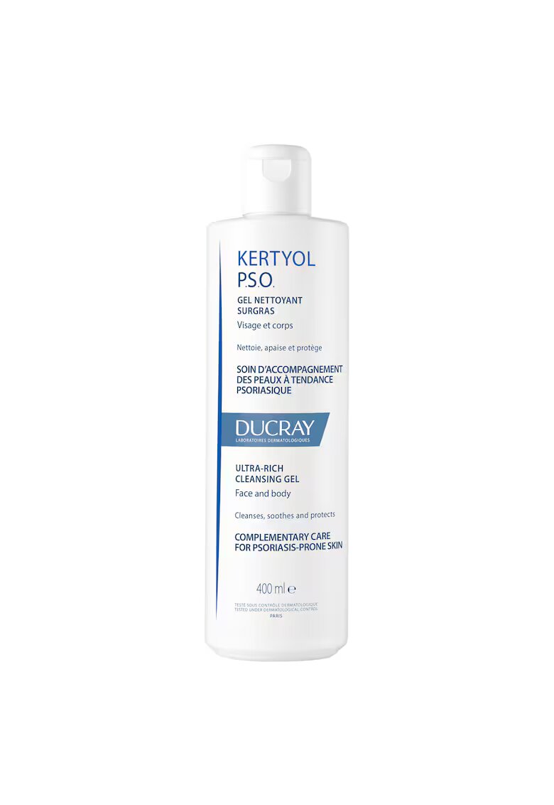 Ducray Gel de curatare Kertyol PSO pentru piele iritata si scuame - 400 ml